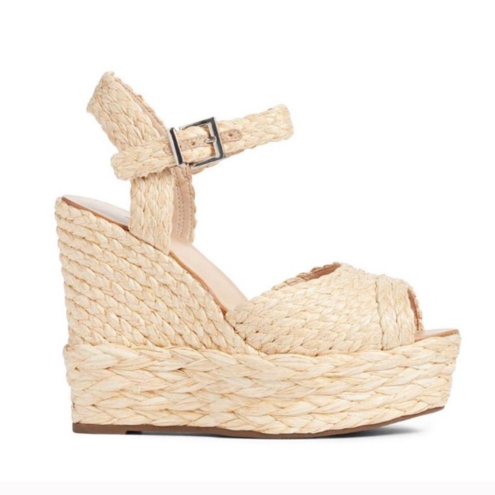 Espadrille Wedge Sandals NIB Schutz - Picture 10 of 12